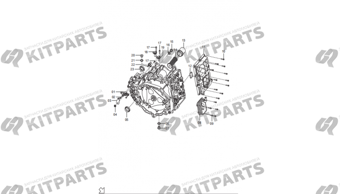 Коробка передач роботизированная FAW T77