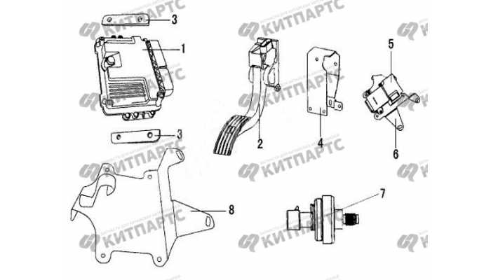 Блок управления двигателем,педаль газа Great Wall