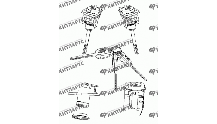 Ключи и личинки Geely